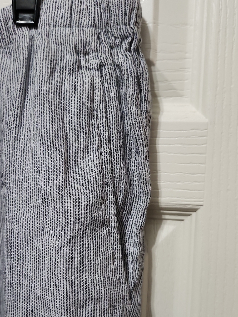NWT Eileen Fisher Organic Linen Tapered Ankle Pant. Size PL - Picture 7 of 10